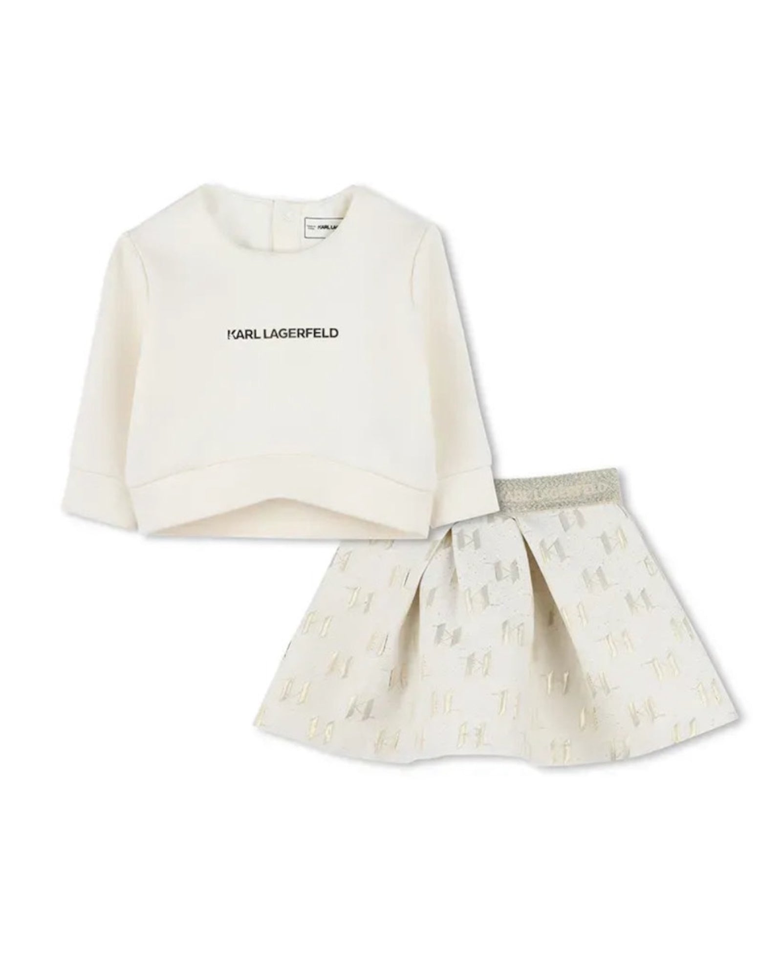 Karl Lagerfeld - Комплекти - Girls Blouse And Skirt Set - Love|Labels