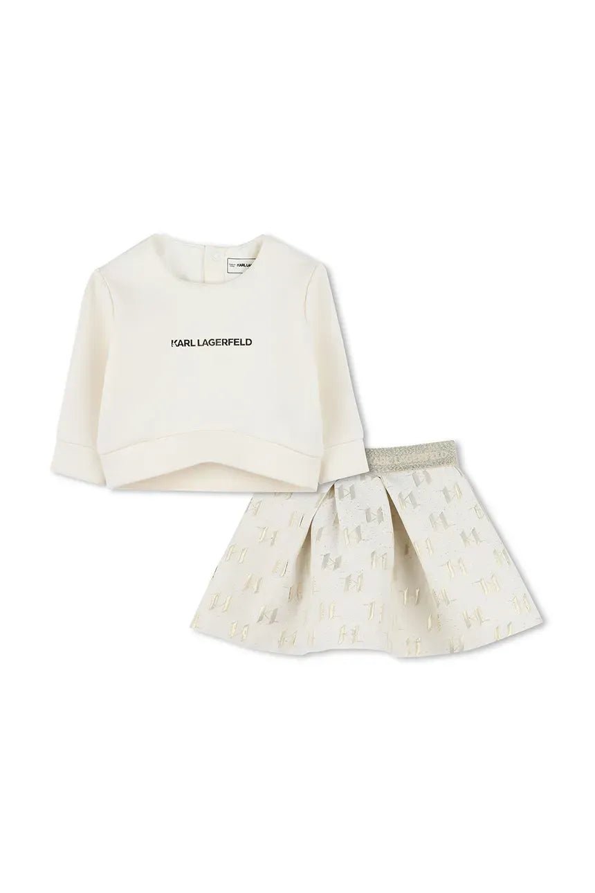 Karl Lagerfeld - Комплекти - Girls Blouse And Skirt Set - Love|Labels