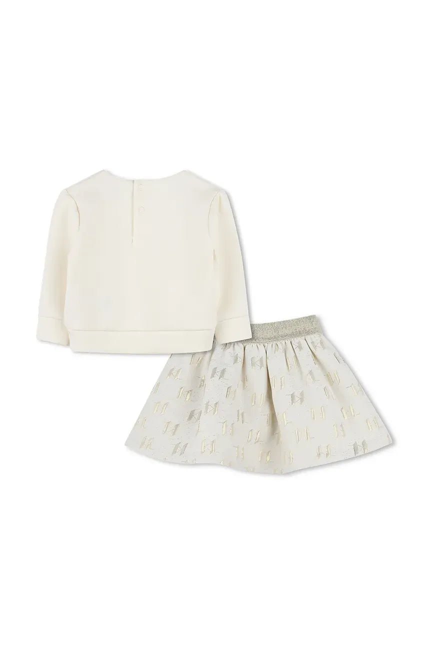 Karl Lagerfeld - Комплекти - Girls Blouse And Skirt Set - Love|Labels