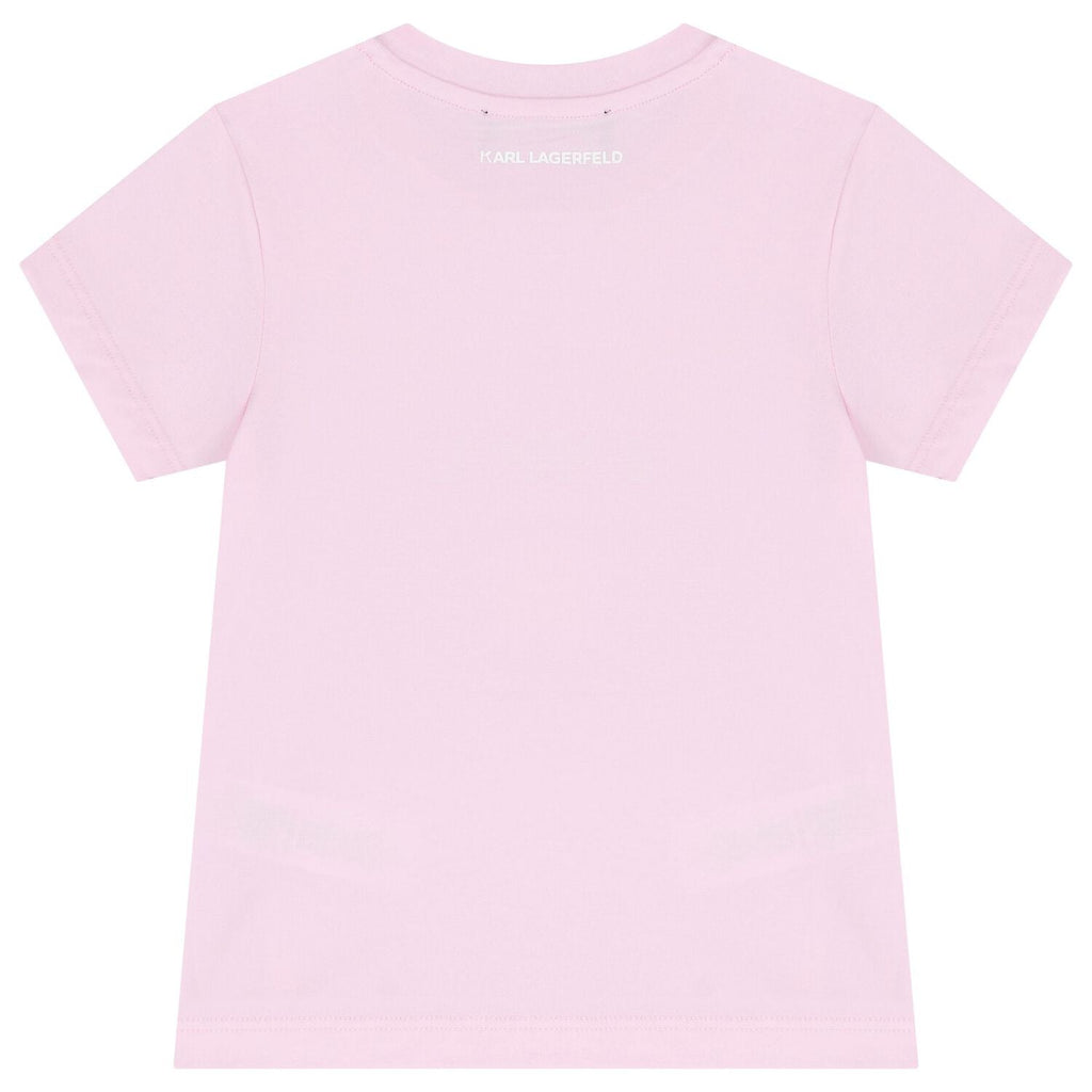 Karl Lagerfeld - Тениски - Girls Pink Choupette Logo T-Shirt - Love|Labels