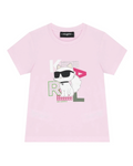 Pink Choupette Logo T-Shirt