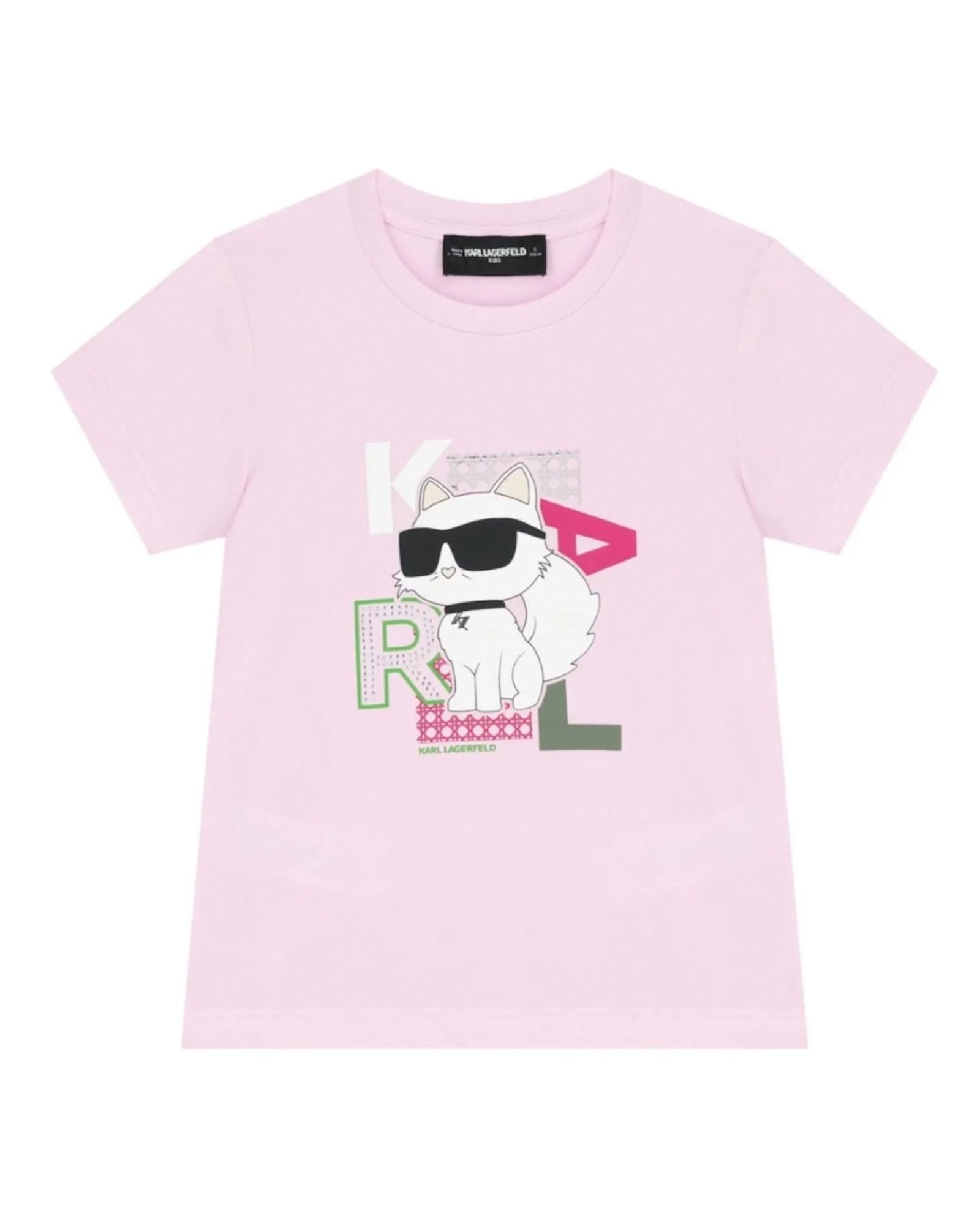 Pink Choupette Logo T-Shirt