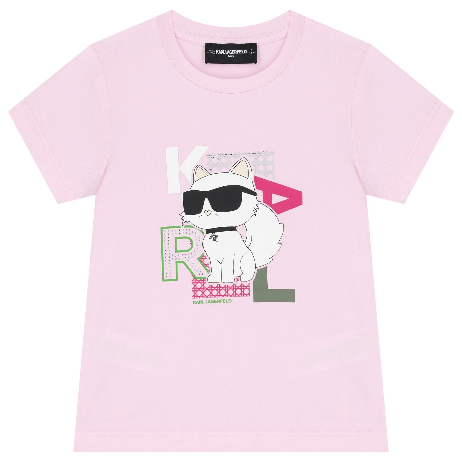 Karl Lagerfeld - Тениски - Girls Pink Choupette Logo T-Shirt - Love|Labels