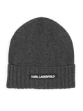 Karl Lagerfeld - Аксесоари - Шапки - Grey Logo Beanie - Love|Labels