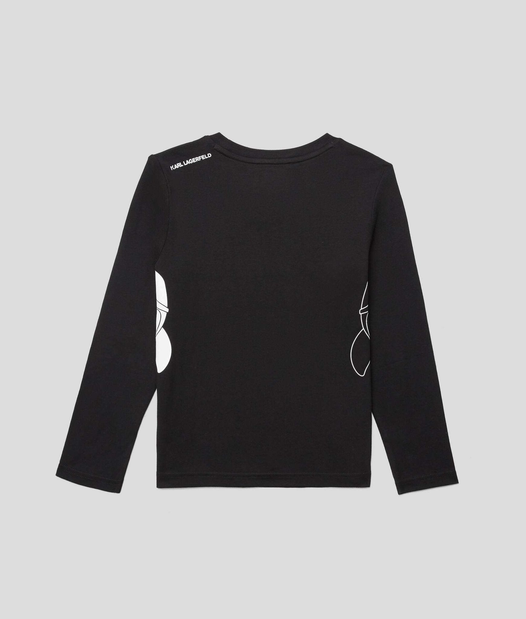 Karl Lagerfeld - Блузи - K/Ikonik Long Sleeve T-Shirt - Love|Labels