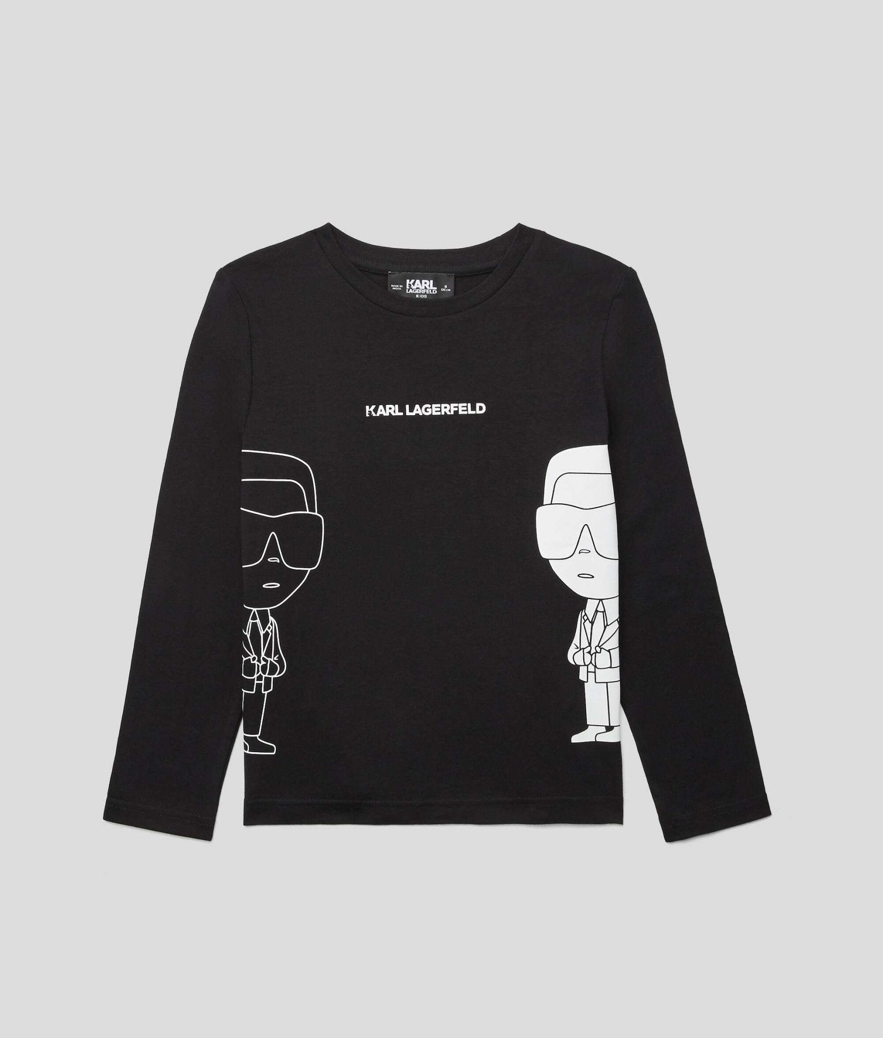 Karl Lagerfeld - Блузи - K/Ikonik Long Sleeve T-Shirt - Love|Labels