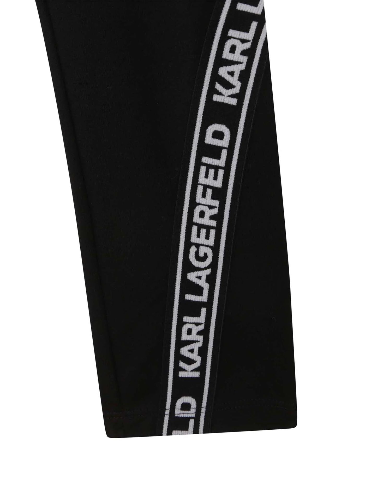 Black Logo Leggings