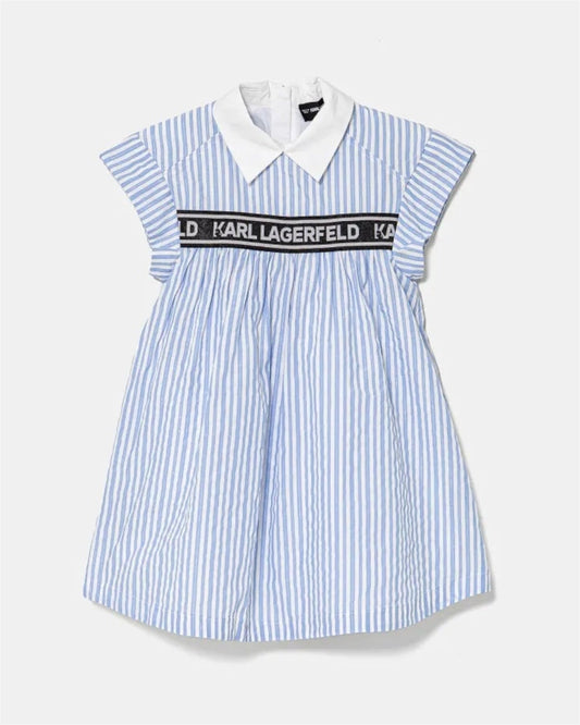Karl Lagerfeld - Рокли - Metallic - Striped Shirt Dress - Love|Labels