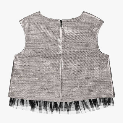 Karl Lagerfeld - Тениски - Metallic Zip - Up Top - Love|Labels