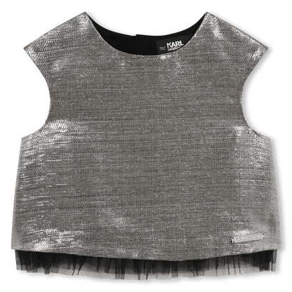 Karl Lagerfeld - Тениски - Metallic Zip - Up Top - Love|Labels