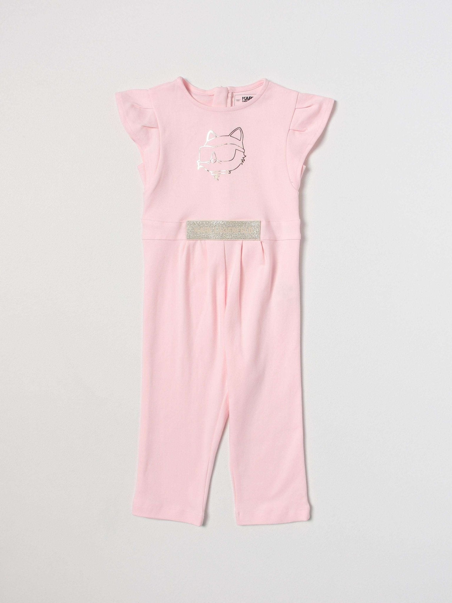 Karl Lagerfeld - Ромпери - Pink Choupette Jumpsuit - Love|Labels
