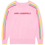 Karl Lagerfeld - Блузи - Pink Stripes Sweater - Love|Labels