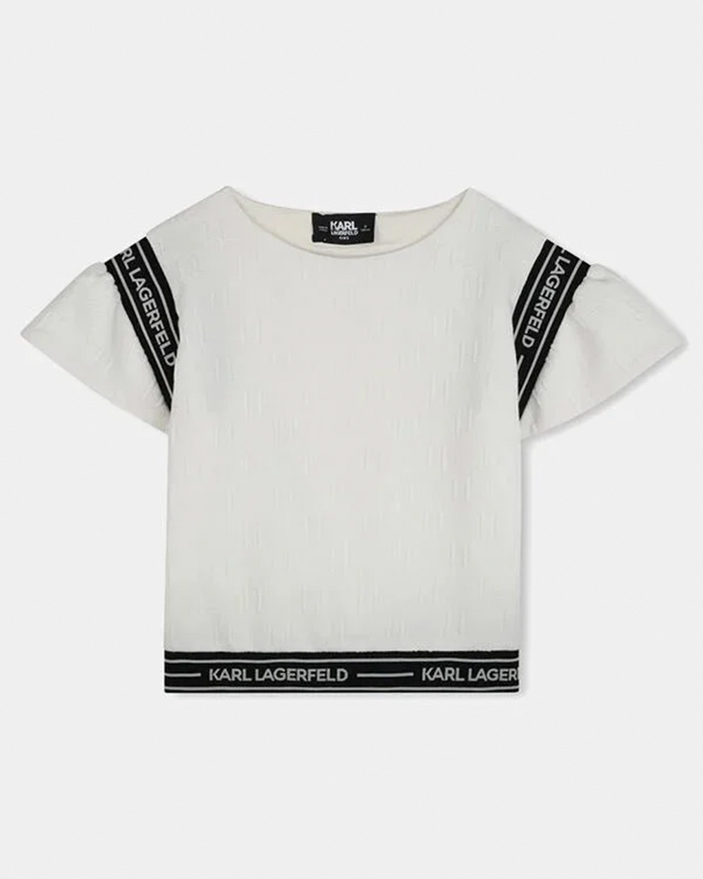 Puff Sleeve Ecru T-Shirt