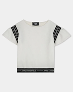 Puff Sleeve Ecru T-Shirt