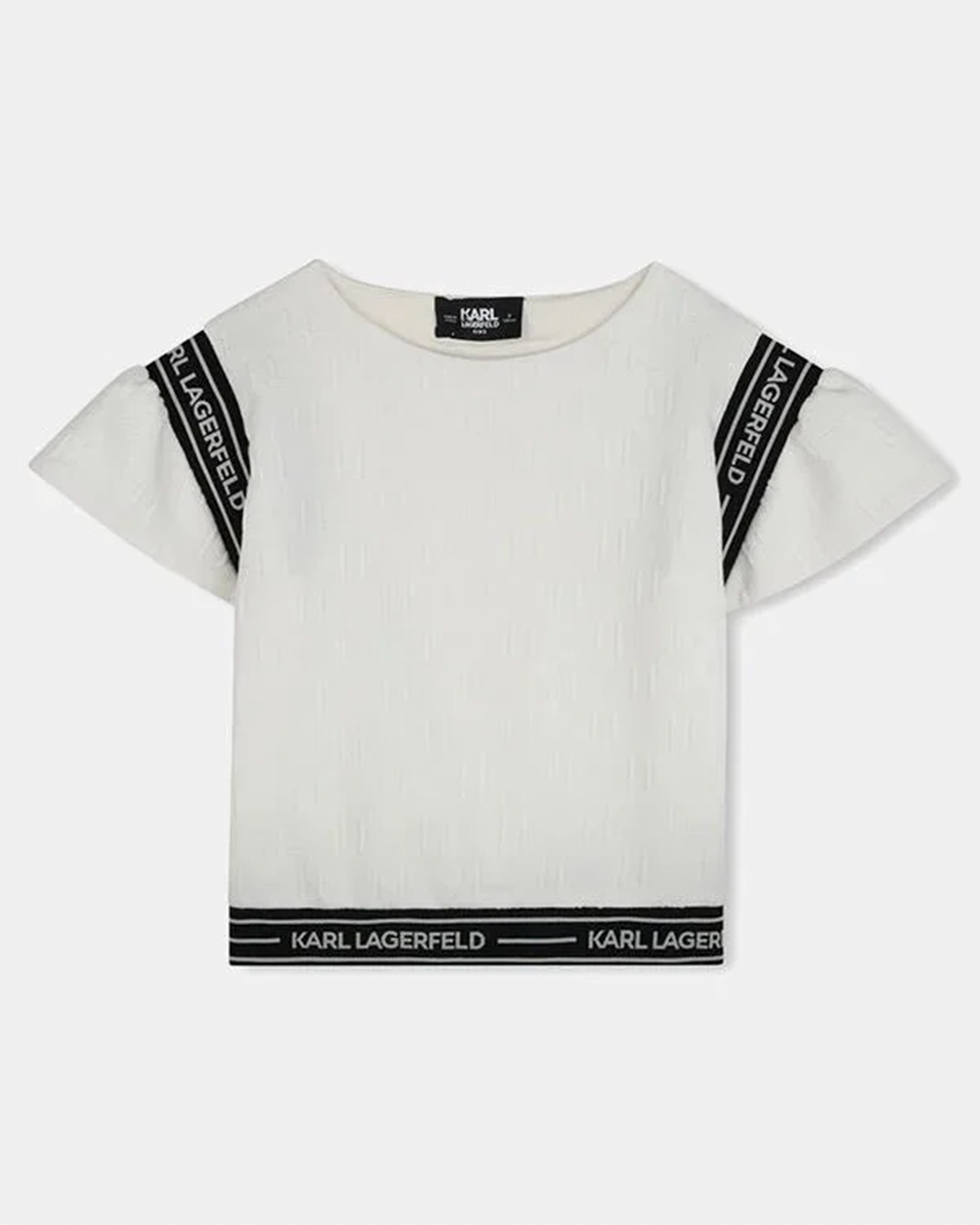 Puff Sleeve Ecru T-Shirt