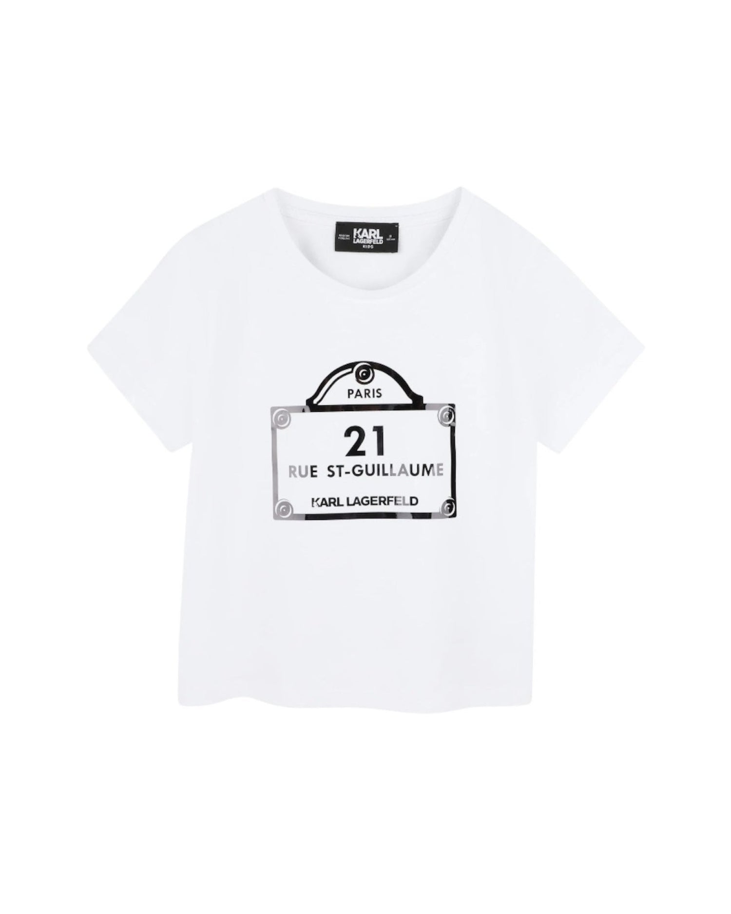 Karl Lagerfeld - Тениски - Short Sleeve White T-Shirt - Love|Labels