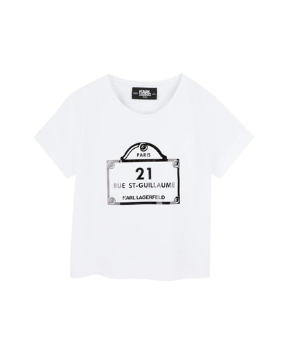 Karl Lagerfeld - Тениски - Short Sleeve White T-Shirt - Love|Labels