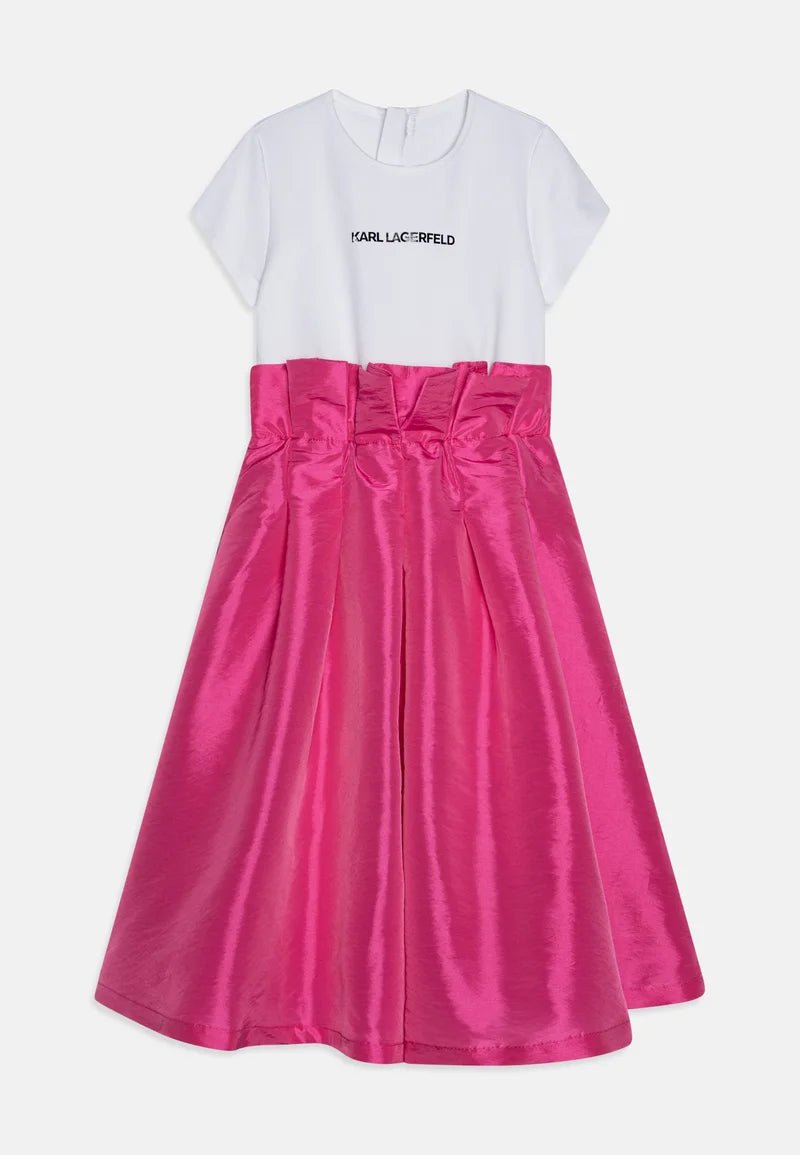 Karl Lagerfeld - Рокли - White And Pink Dress - Love|Labels