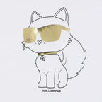 Karl Lagerfeld - Рокли - White Choupette Logo Dress - Love|Labels