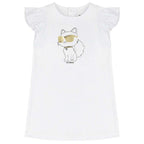 Karl Lagerfeld - Рокли - White Choupette Logo Dress - Love|Labels