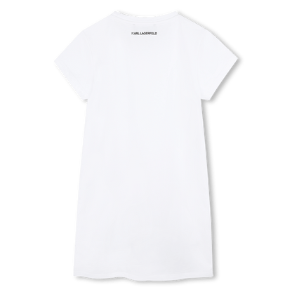 Karl Lagerfeld - Рокли - White Embroidered Dress - Love|Labels