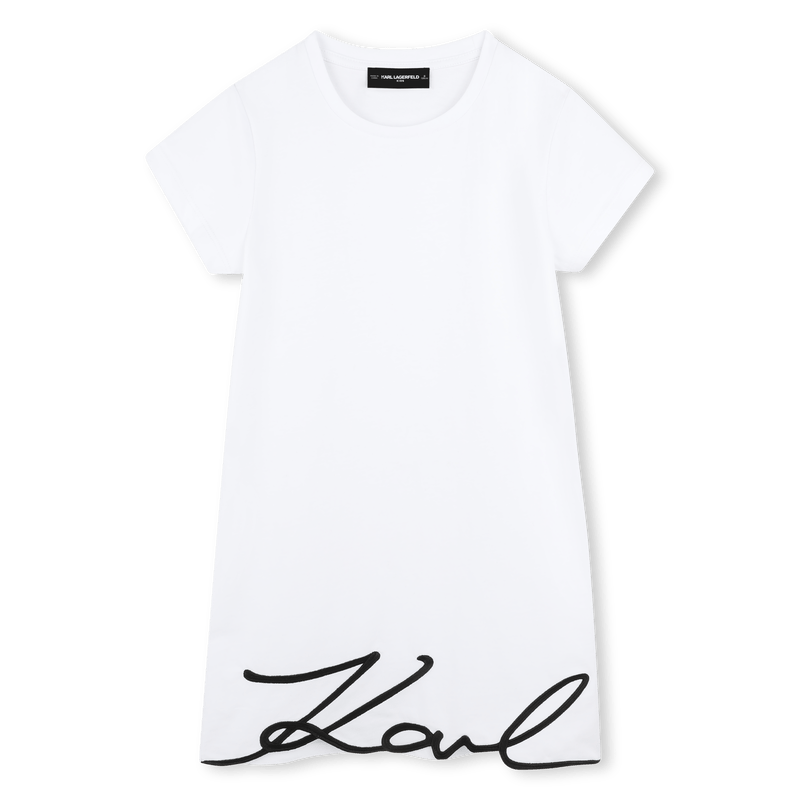Karl Lagerfeld - Рокли - White Embroidered Dress - Love|Labels