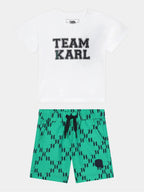 Karl Lagerfeld - Комплекти - White & Green Logo Set - Love|Labels