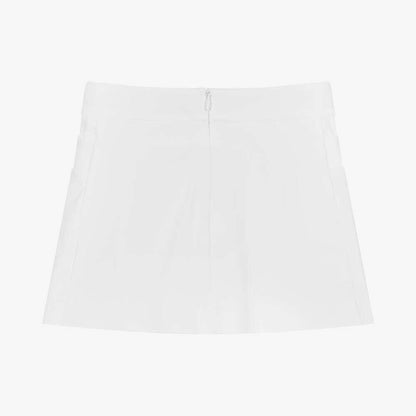 Karl Lagerfeld - Поли - White Logo Mini Skirt - Love|Labels
