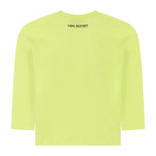 Neon Long Sleeve Print T-Shirt