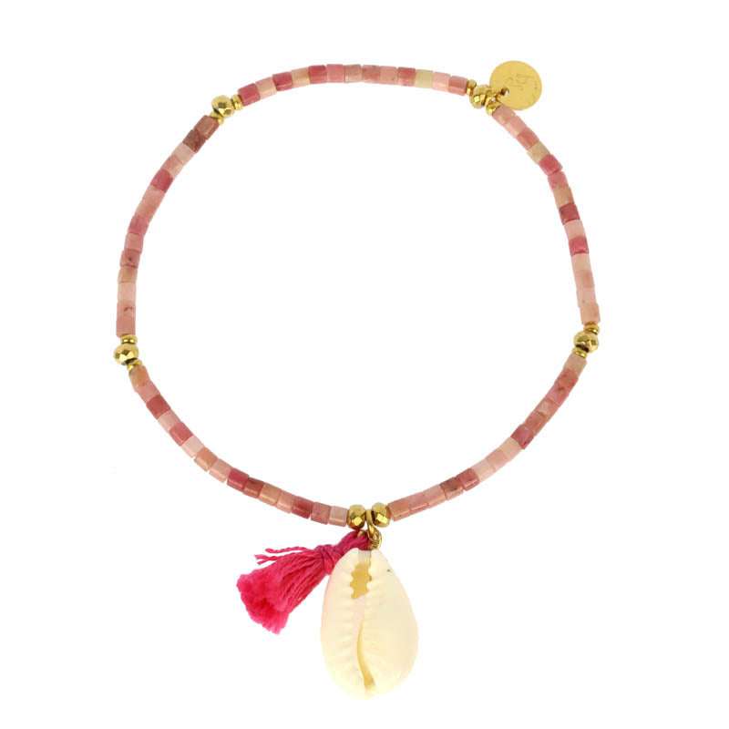 Les Cleias Paris - Бижута - Гривни - Bérénice Pink Bracelet - Love|Labels