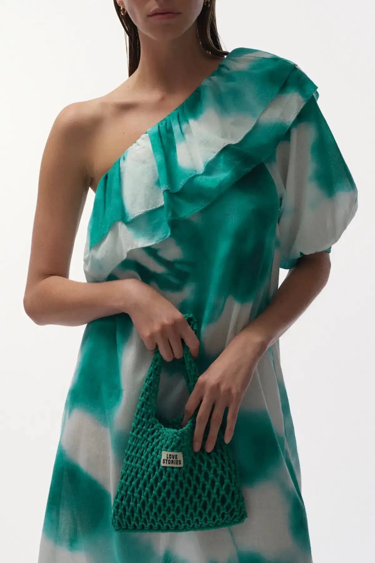 Love Stories Intimates - Рокли - Everly Mint One Shoulder Dress - Love|Labels