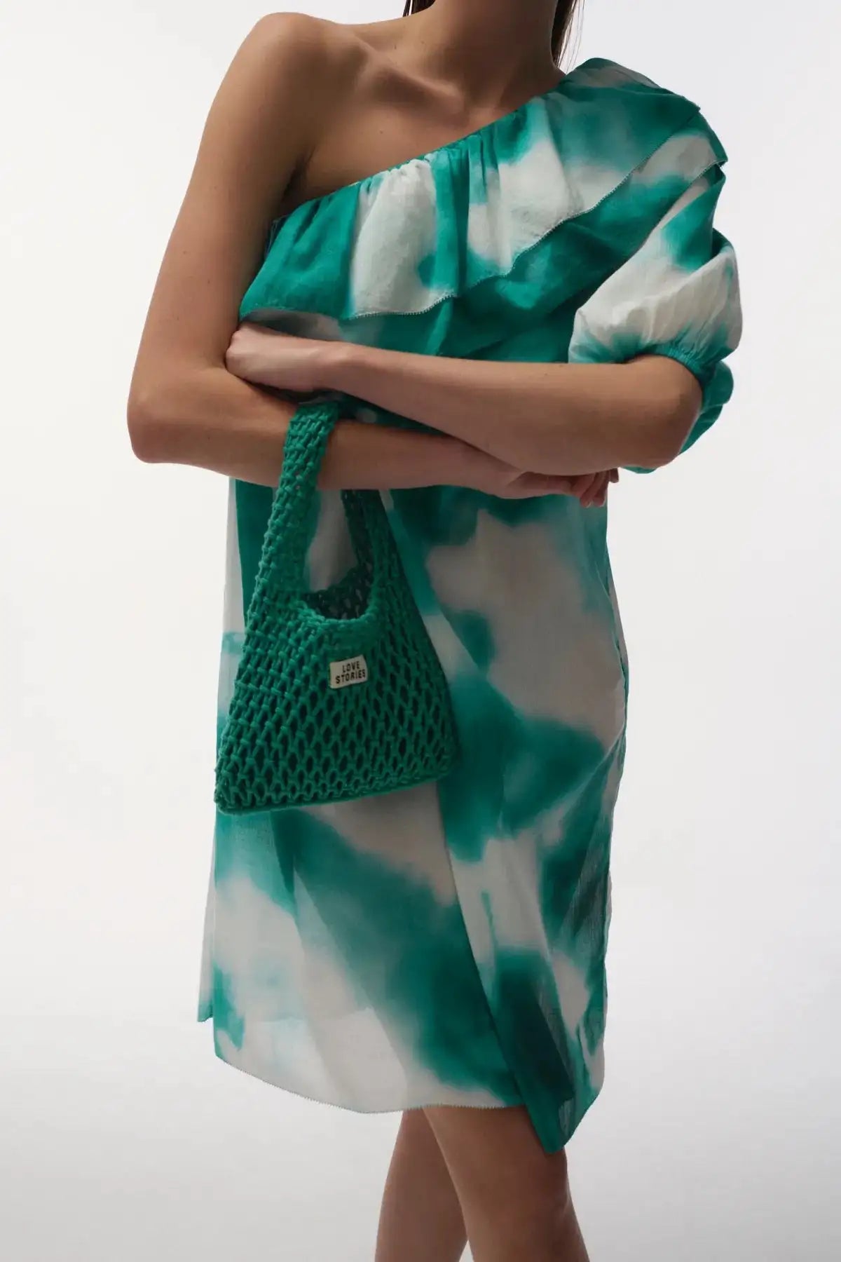 Love Stories Intimates - Рокли - Everly Mint One Shoulder Dress - Love|Labels