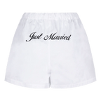 Love Stories Intimates - Шорти - Just Married White Shorts - Love|Labels