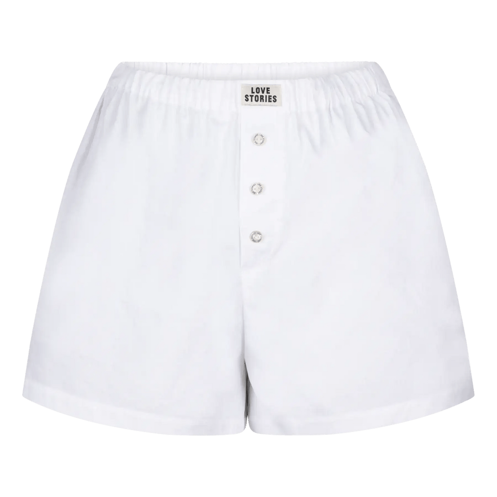 Love Stories Intimates - Шорти - Just Married White Shorts - Love|Labels