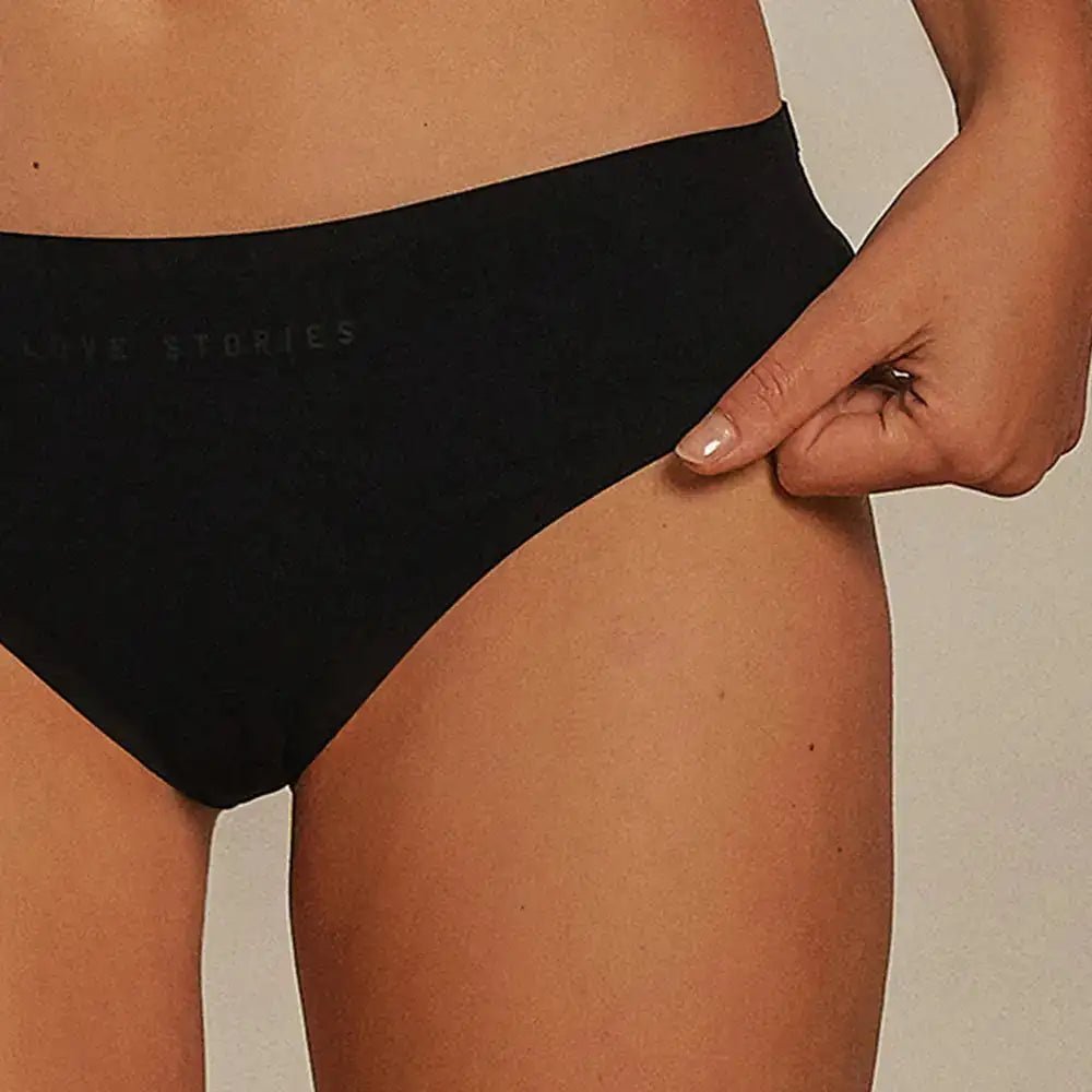 Love Stories Intimates - Бельо - Бикини - Katie Seamless Briefs Black - Love|Labels