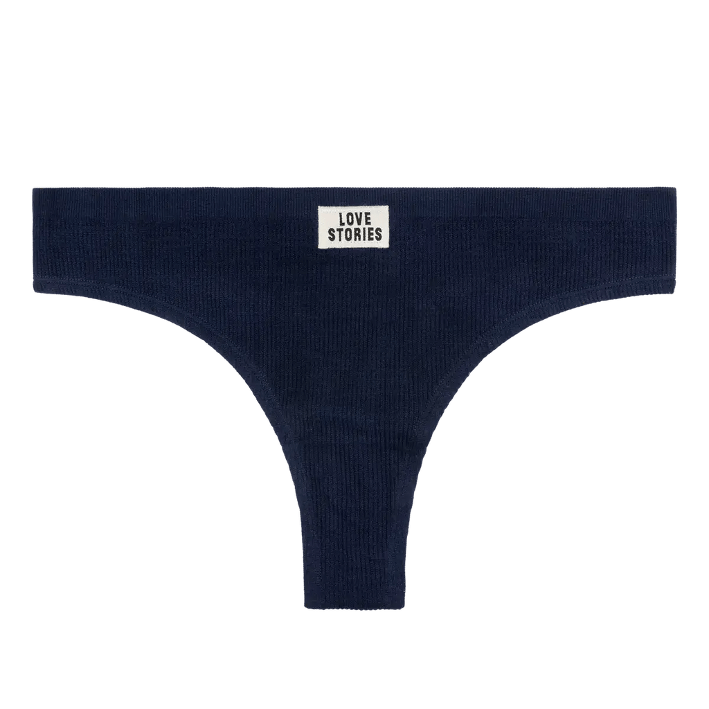 Love Stories Intimates - Бельо - Бикини - Lima Comfy Dark Blue Briefs - Love|Labels