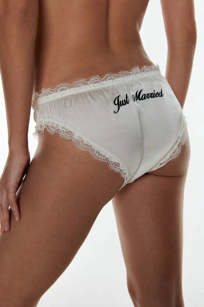 Love Stories Intimates - Бельо - Бикини - Lola Just Married Briefs - Love|Labels