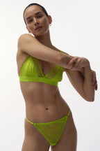 Love Stories Intimates - Бельо - Сутиени - Love Lace Lime Triangle Bralette - Love|Labels