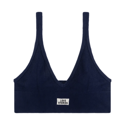Love Stories Intimates - Бельо - Сутиени - Posey Dark Blue Sporty Bralette - Love|Labels