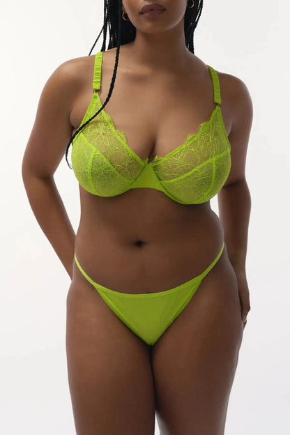 Love Stories Intimates - Бельо - Сутиени - Romeo Lime Delicate Wired Bra - Love|Labels