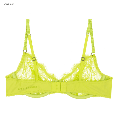 Love Stories Intimates - Бельо - Сутиени - Romeo Lime Delicate Wired Bra - Love|Labels