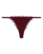 Roomie Burgundy Lace String