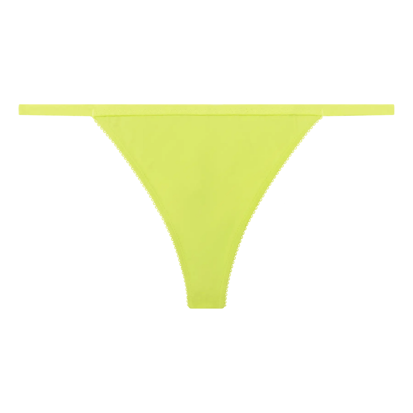 Love Stories Intimates - Бельо - Бикини - Roomservice Neon Lime String Briefs - Love|Labels