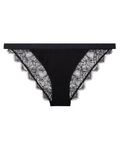 Wild Rose Blk Lace Briefs