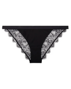 Wild Rose Blk Lace Briefs