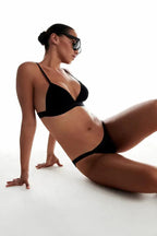 Love Stories Intimates - Бельо - Бикини - Wild Rose Blk Lace Briefs - Love|Labels