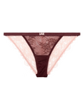 Wild Rose Burgundy Lace Briefs