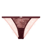Wild Rose Burgundy Lace Briefs