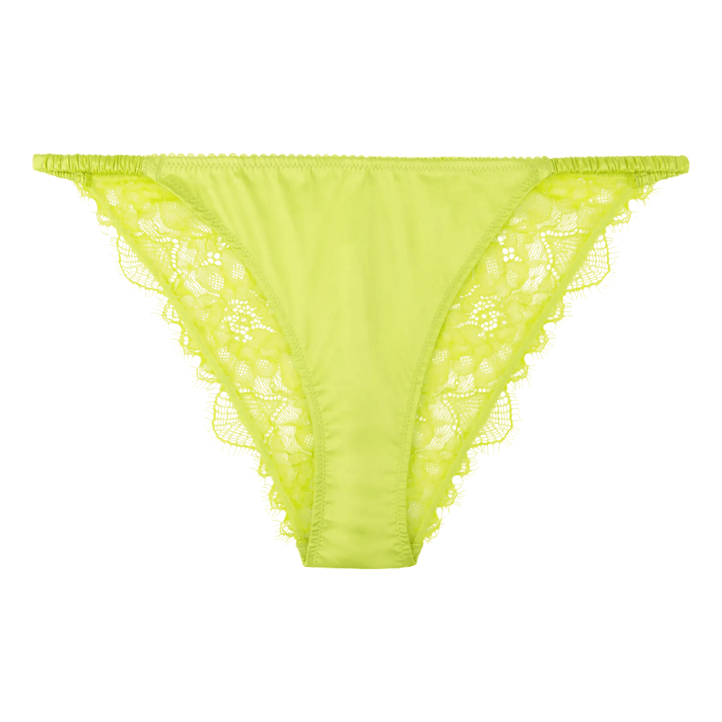 Love Stories Intimates - Бельо - Бикини - Wild Rosie Lime Lace Briefs - Love|Labels
