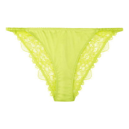 Love Stories Intimates - Бельо - Бикини - Wild Rosie Lime Lace Briefs - Love|Labels